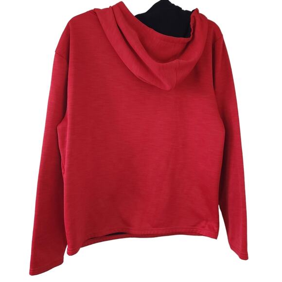 University of Louisville Hooded Sweatshirt Medium Men Red Cardinals - Picture 2 of 4